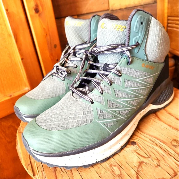 HI-TEC MENS DESTROYER MID TRAIL HIKING BOOTS-MENS SIZE 11 - Picture 5 of 11